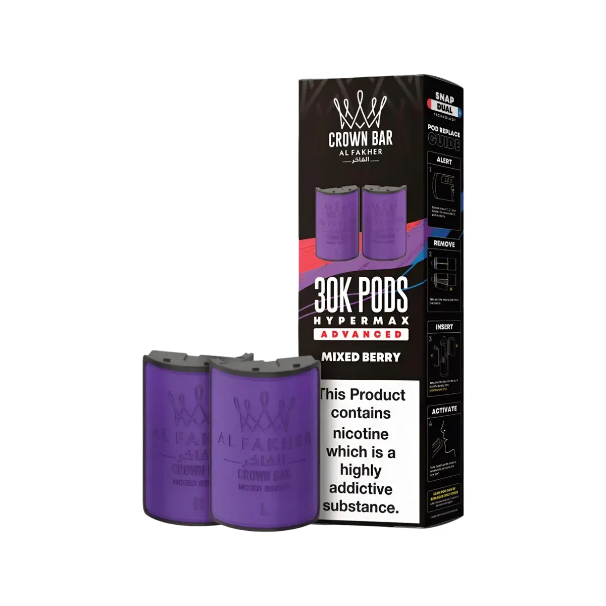 Buy Al Fakher 30K HyperMax Pods | £6.39 - Vape Fair