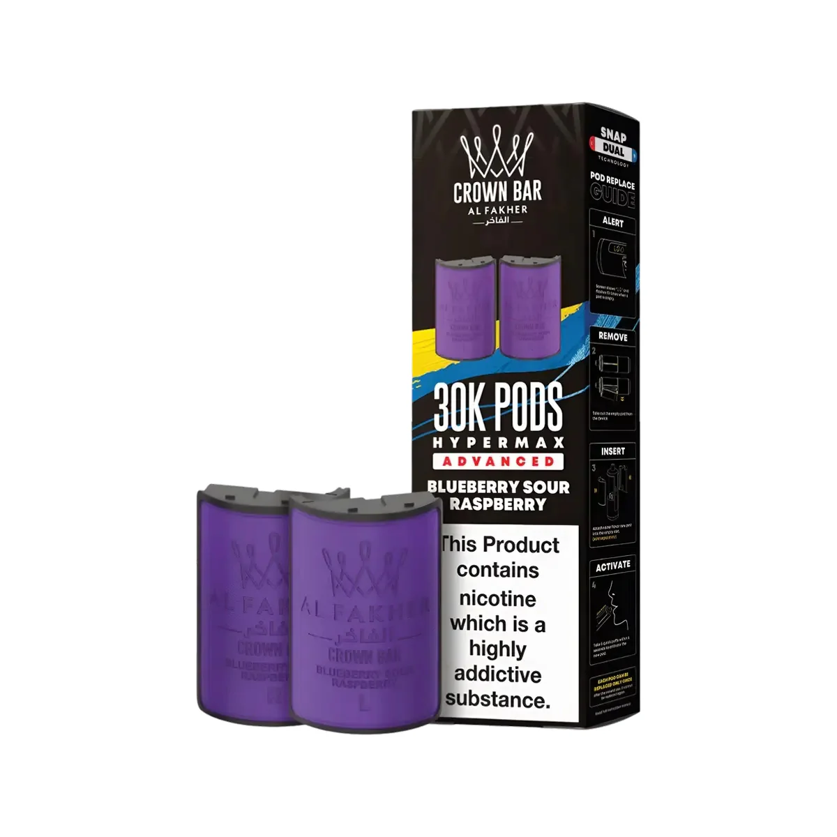 Buy Al Fakher 30K HyperMax Pods | £6.39 - Vape Fair