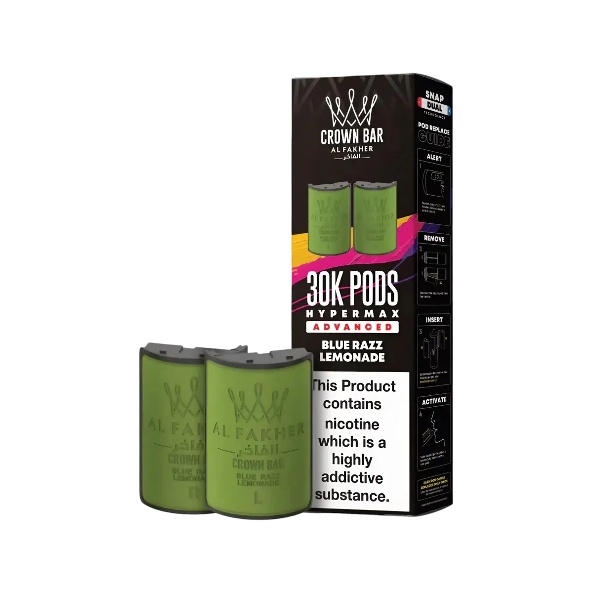 Buy Al Fakher 30K HyperMax Pods | £6.39 - Vape Fair
