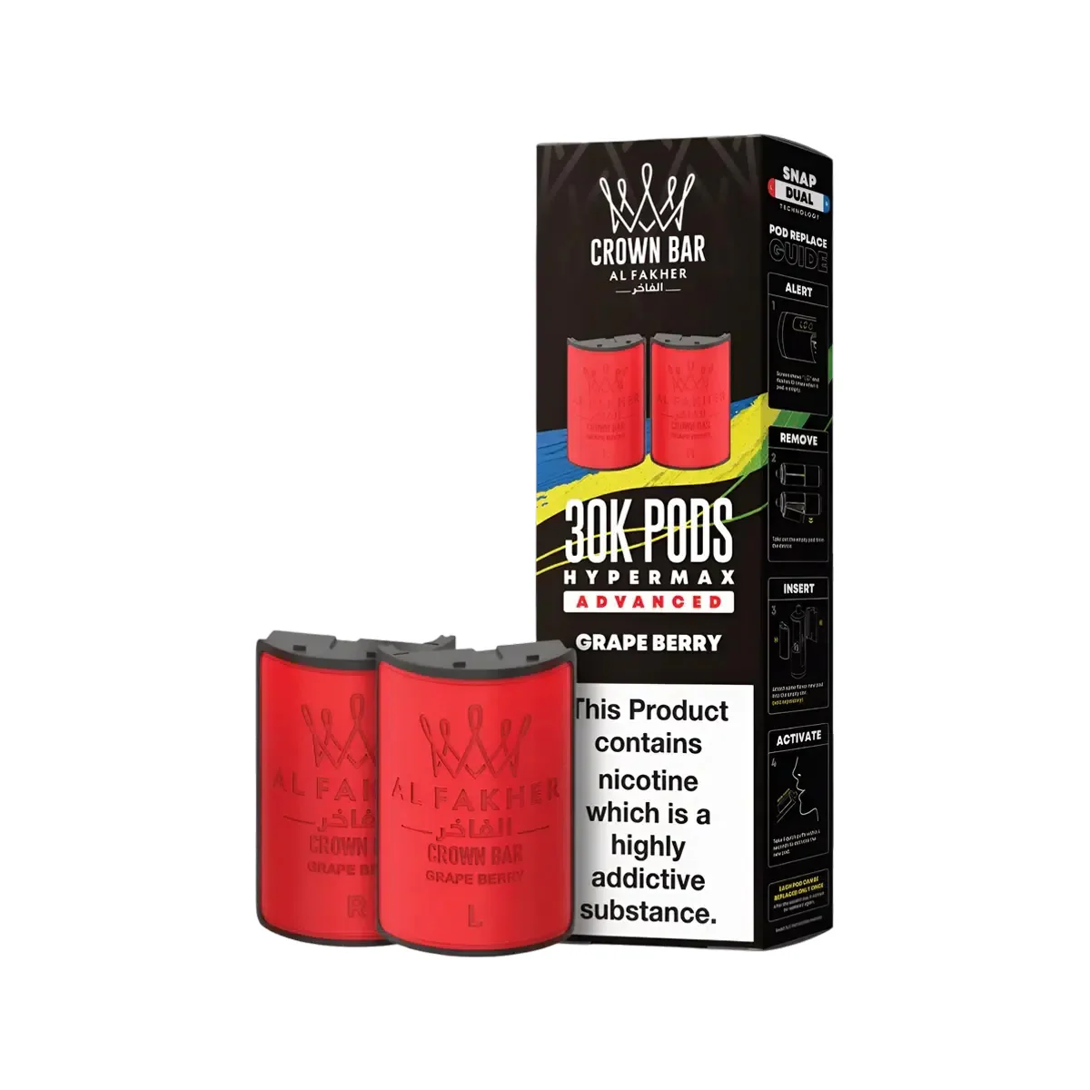Buy Al Fakher 30K HyperMax Pods | £6.39 - Vape Fair