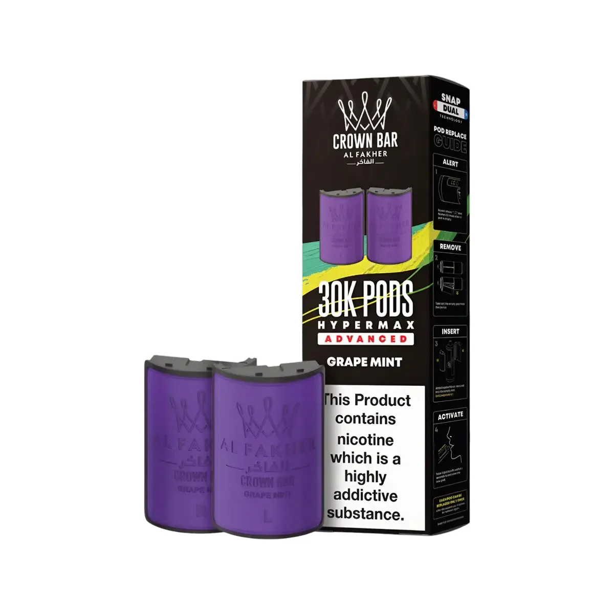 Buy Al Fakher 30K HyperMax Pods | £6.39 - Vape Fair