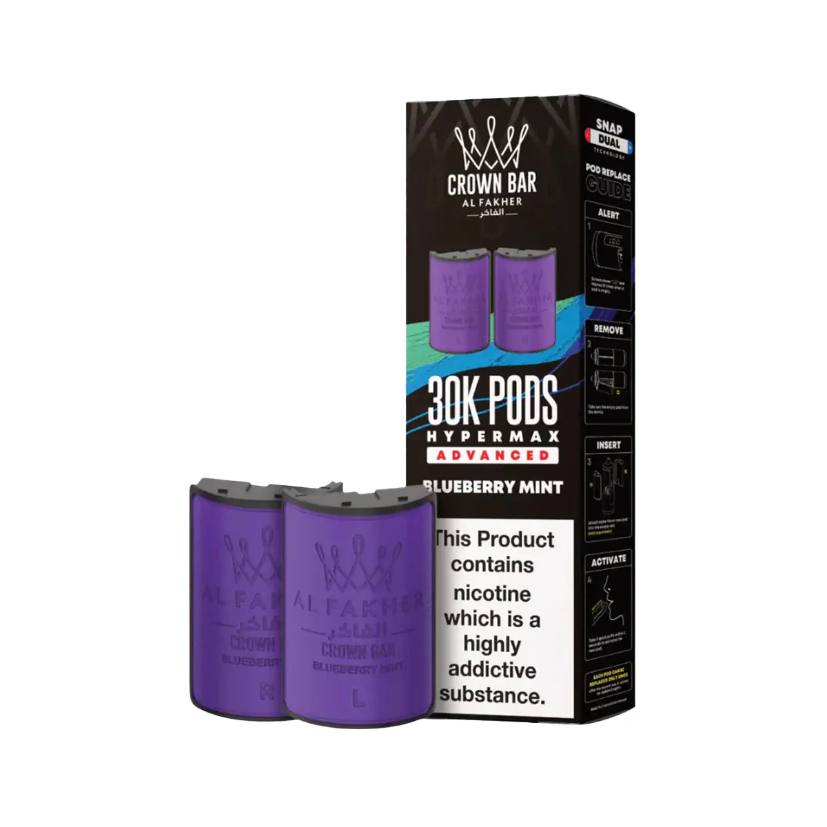 Buy Al Fakher 30K HyperMax Pods | £6.39 - Vape Fair