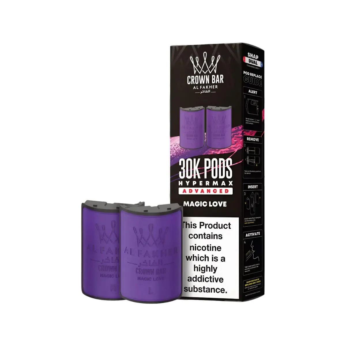 Buy Al Fakher 30K HyperMax Pods | £6.39 - Vape Fair