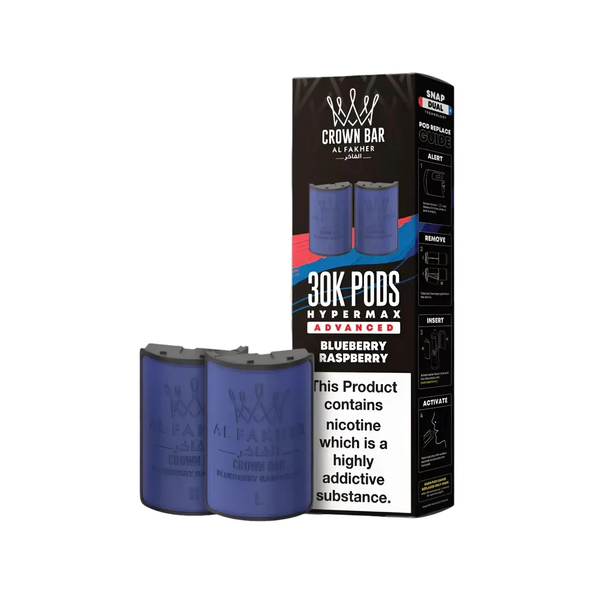 Buy Al Fakher 30K HyperMax Pods | £6.39 - Vape Fair