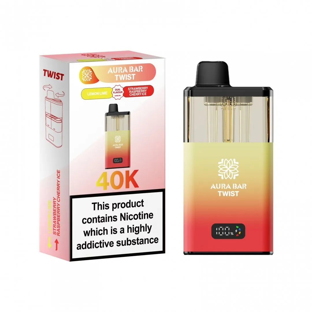 Buy Aura Bar Twist 40K Puffs Kit | £9.29 - Vape Fair