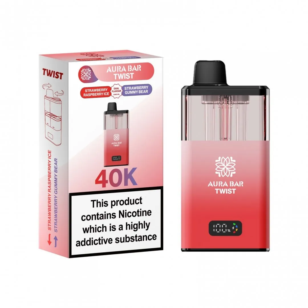 Buy Aura Bar Twist 40K Puffs Kit | £9.29 - Vape Fair