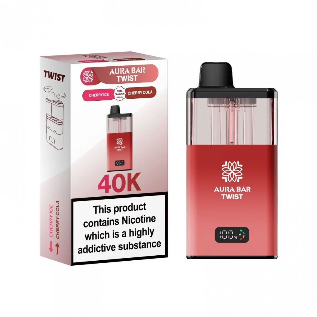 Buy Aura Bar Twist 40K Puffs Kit | £9.29 - Vape Fair