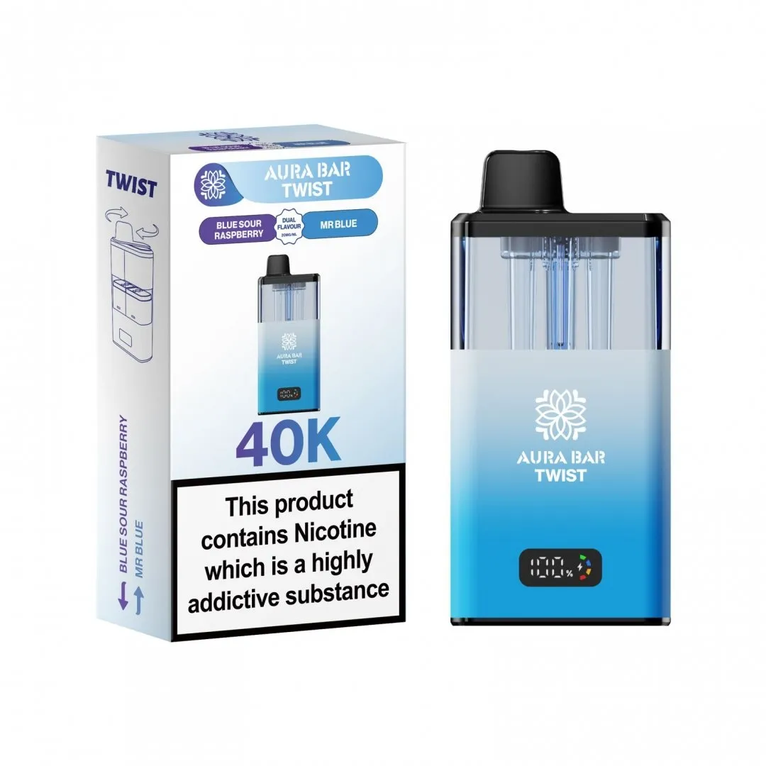Buy Aura Bar Twist 40K Puffs Kit | £9.29 - Vape Fair