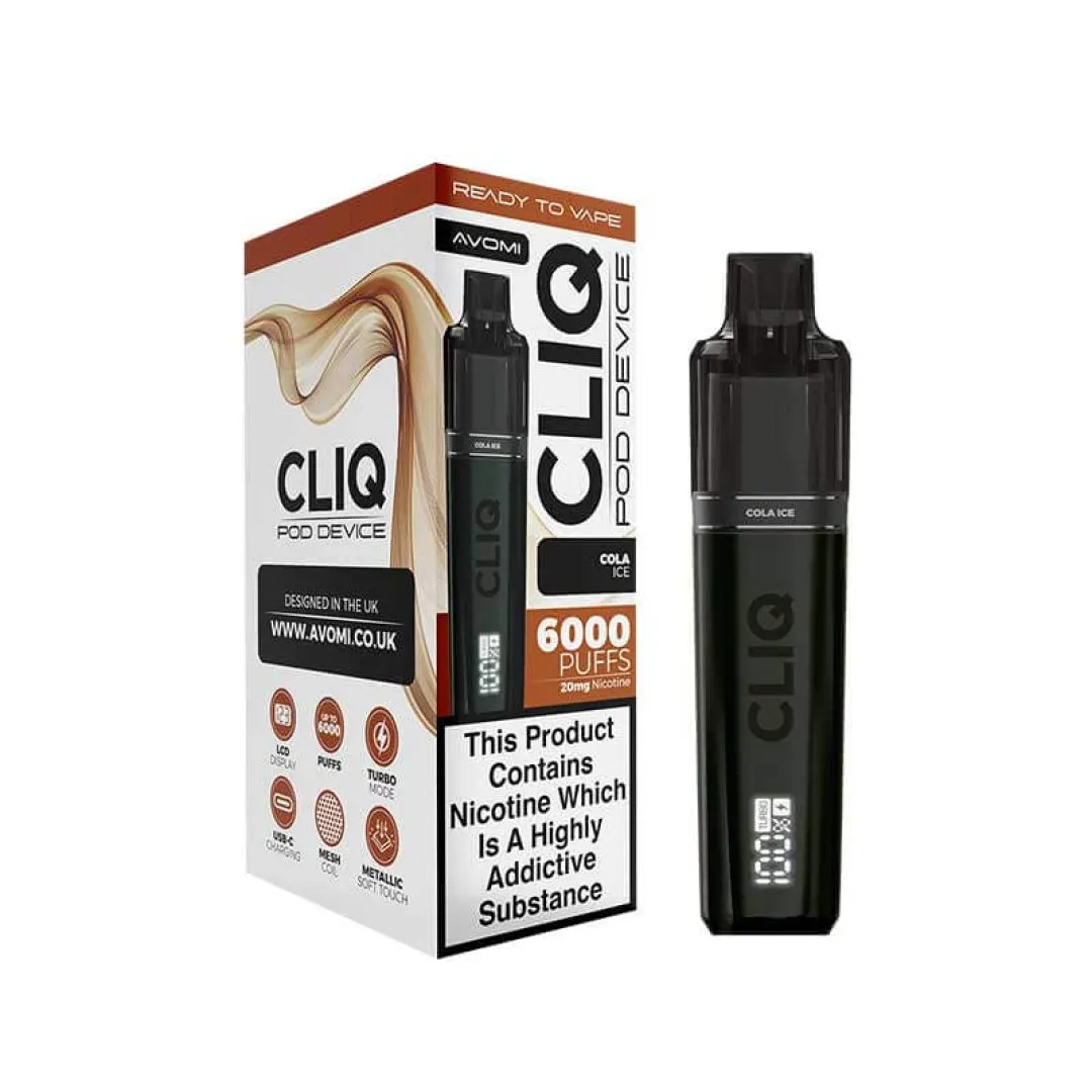 Buy Avomi CLIQ 6000 Prefilled Pod Kit | £7.89 - Vape Fair