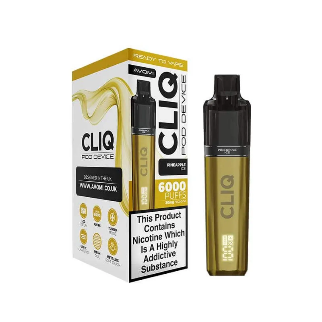 Buy Avomi CLIQ 6000 Prefilled Pod Kit | £7.89 - Vape Fair