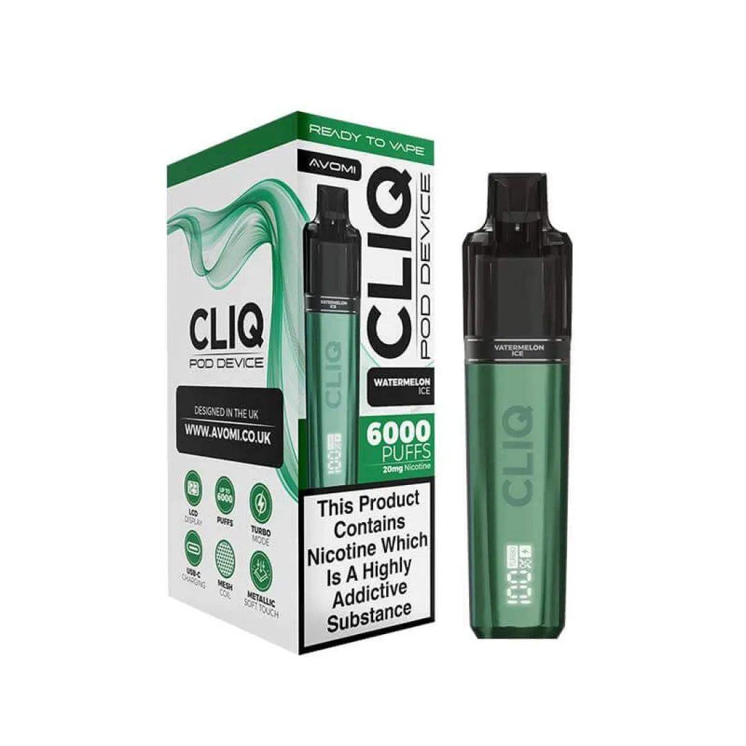 Buy Avomi CLIQ 6000 Prefilled Pod Kit | £7.89 - Vape Fair