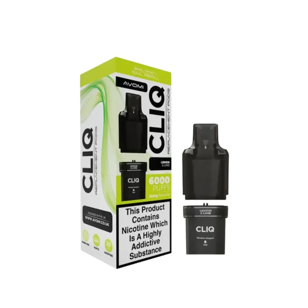 Buy Avomi Cliq 6000 Puffs Pods | £5.39 - Vape Fair