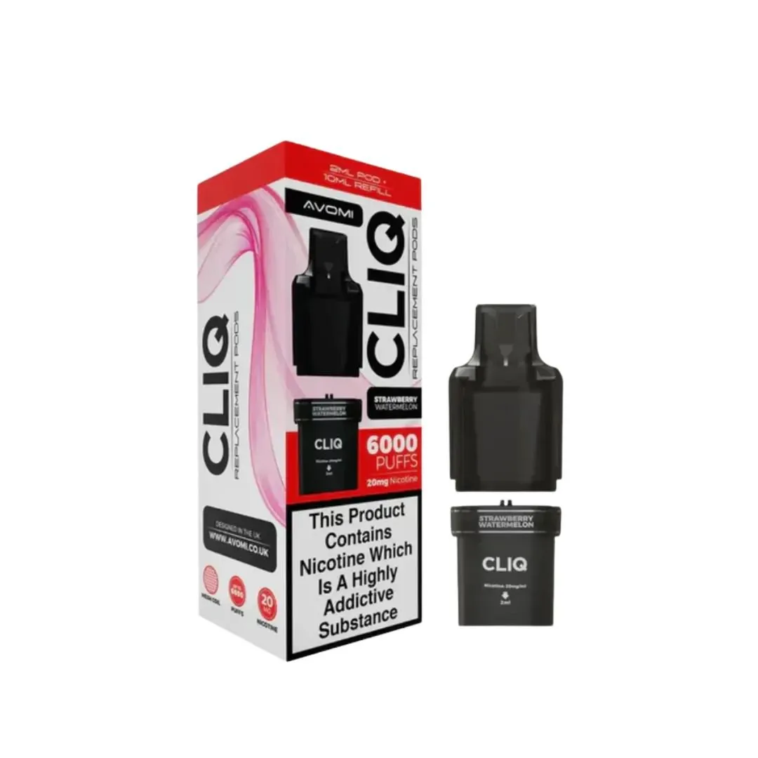 Buy Avomi Cliq 6000 Puffs Pods | £5.39 - Vape Fair