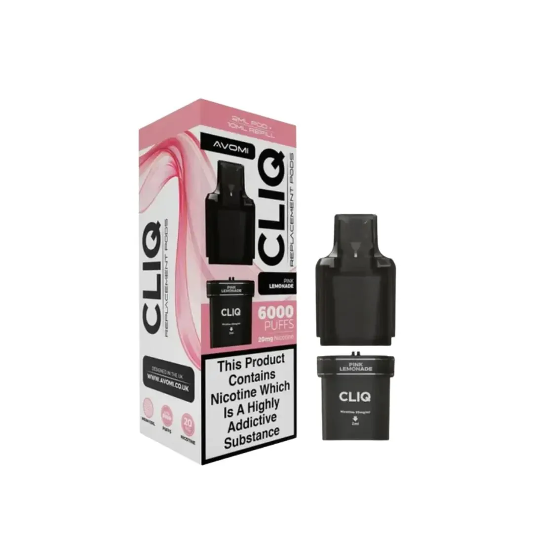 Buy Avomi Cliq 6000 Puffs Pods | £5.39 - Vape Fair