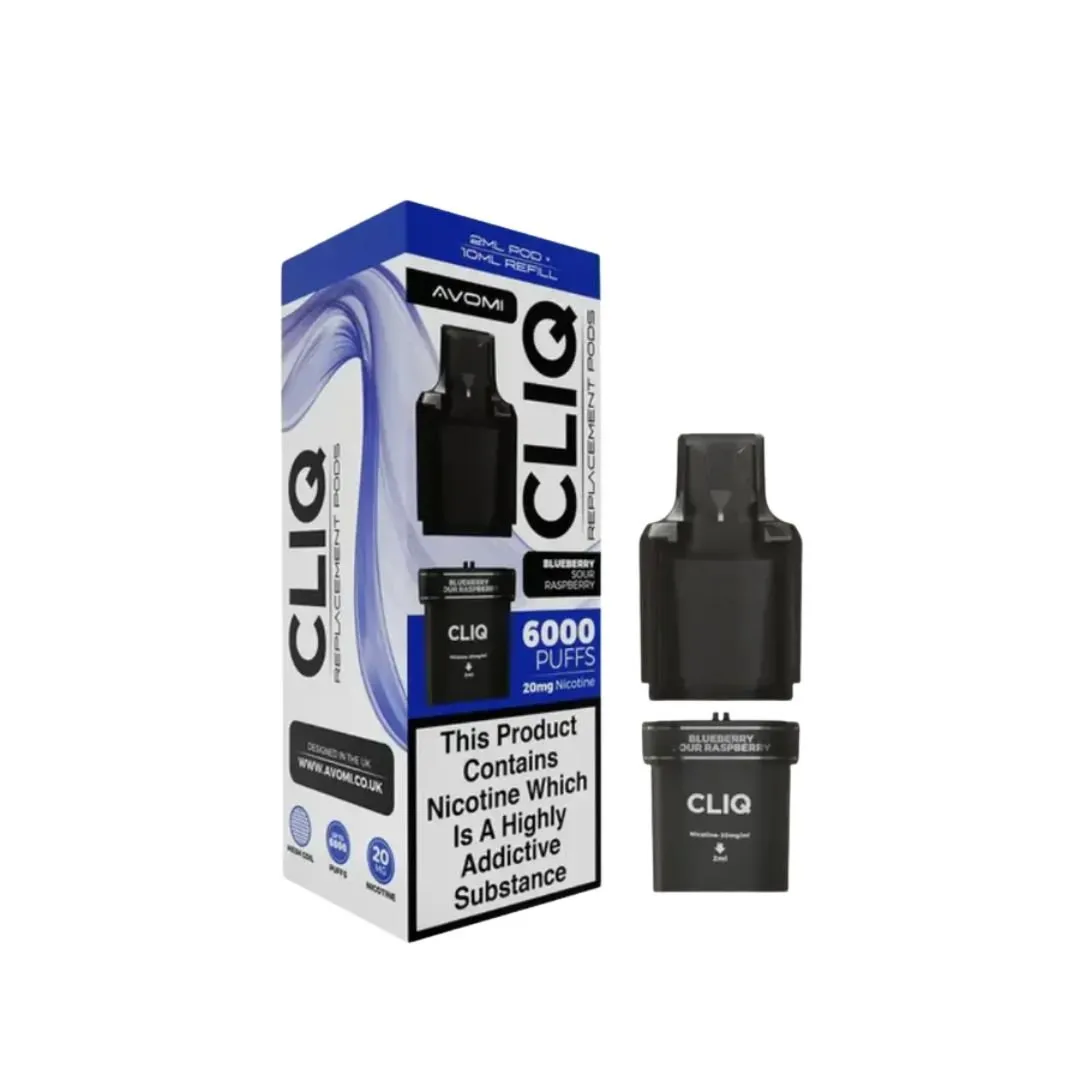 Buy Avomi Cliq 6000 Puffs Pods | £5.39 - Vape Fair