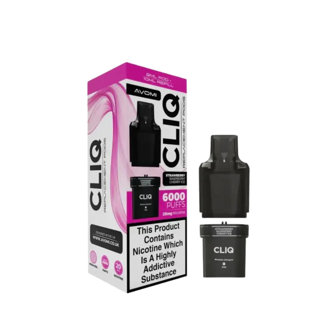 Buy Avomi Cliq 6000 Puffs Pods | £5.39 - Vape Fair