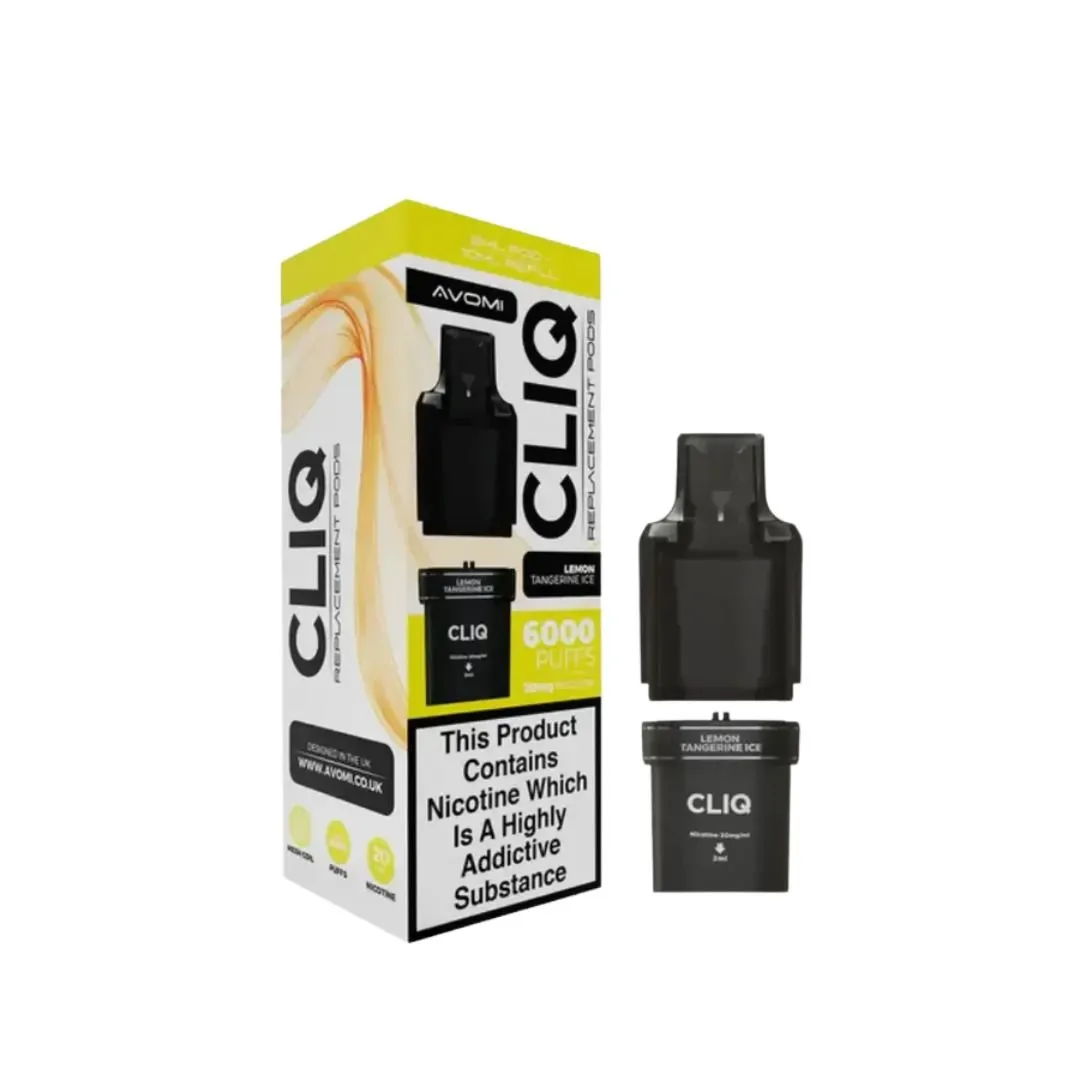 Buy Avomi Cliq 6000 Puffs Pods | £5.39 - Vape Fair