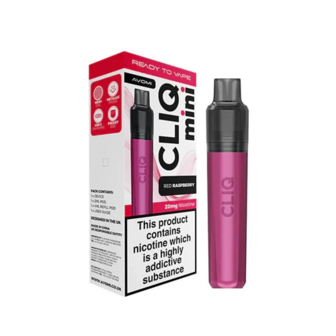 Buy Avomi CLIQ Mini 3000 Puffs Vape Kit | £5.79 - Vape Fair