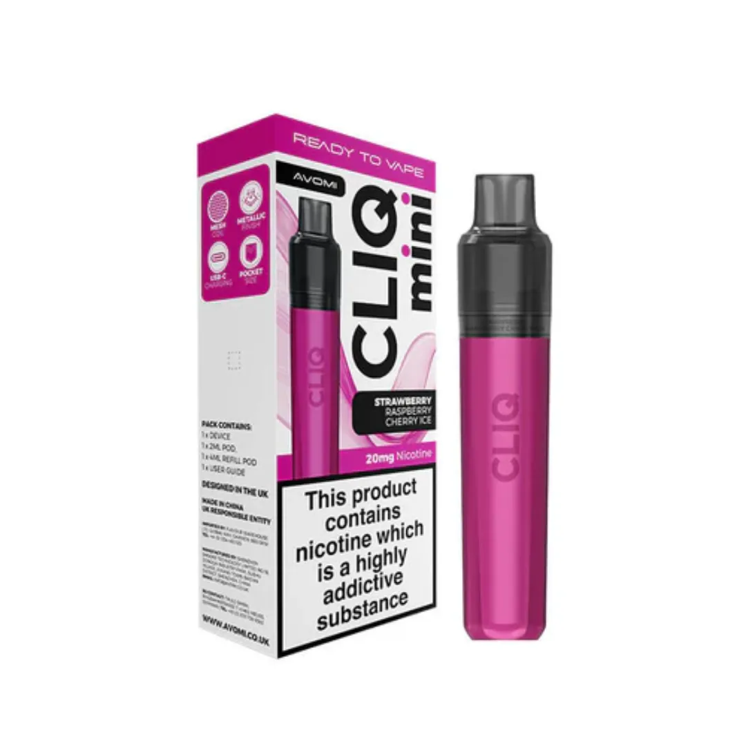 Buy Avomi CLIQ Mini 3000 Puffs Vape Kit | £5.79 - Vape Fair