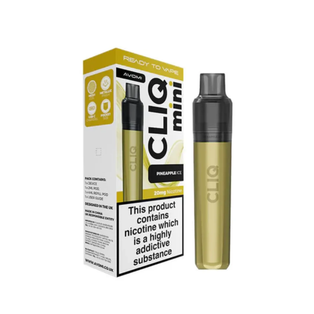 Buy Avomi CLIQ Mini 3000 Puffs Vape Kit | £5.79 - Vape Fair