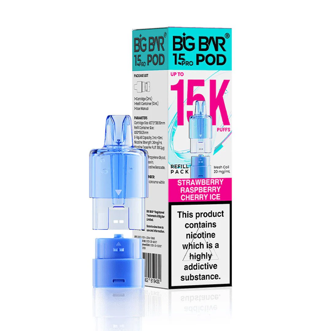 Buy Big Bar 15000 Pro Pods | £5.00 - Vape Fair