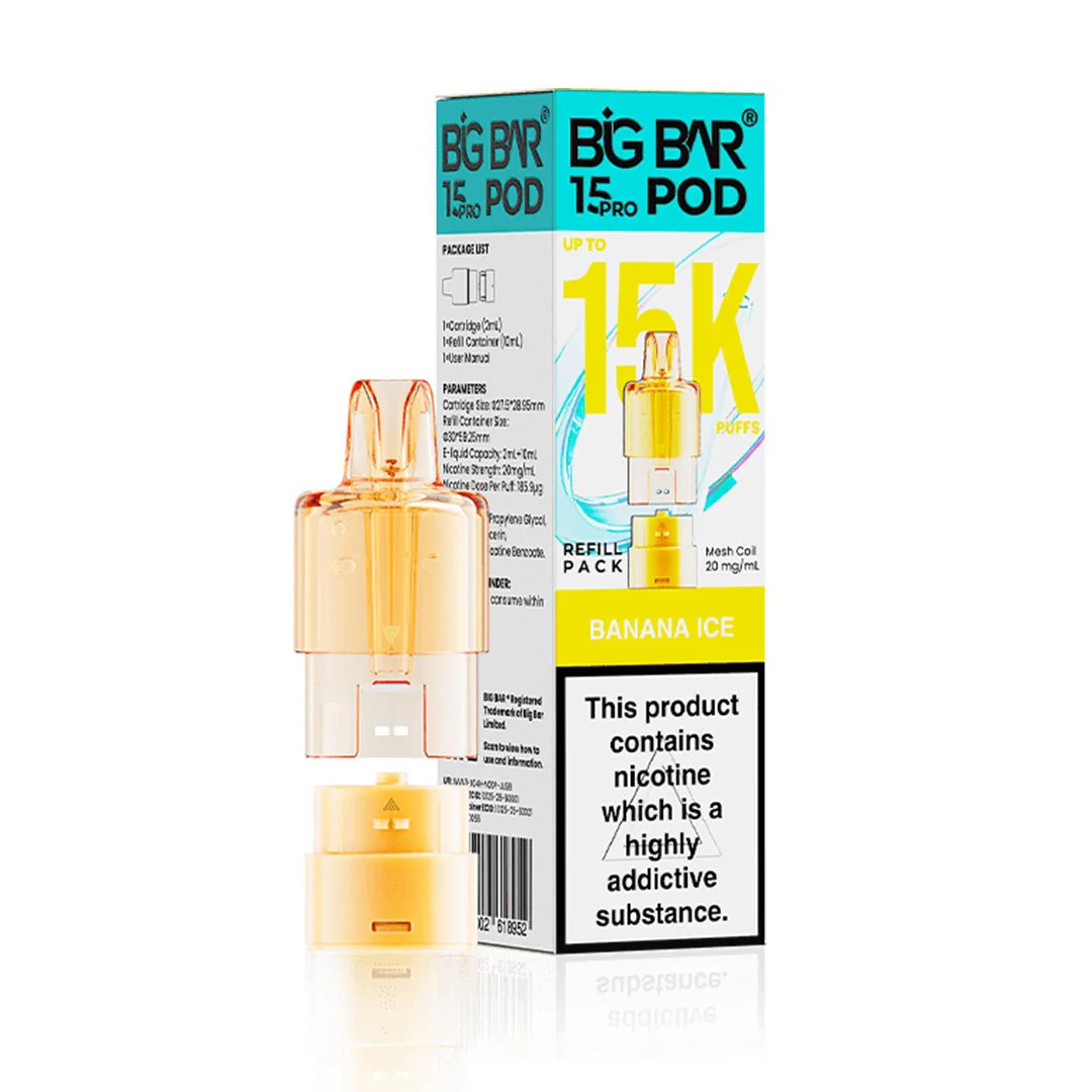 Buy Big Bar 15000 Pro Pods | £5.00 - Vape Fair
