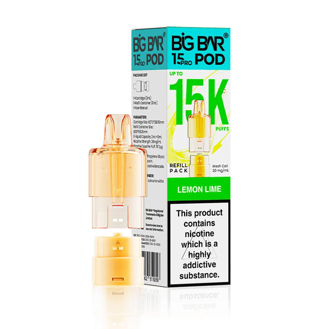 Buy Big Bar 15000 Pro Pods | £5.00 - Vape Fair