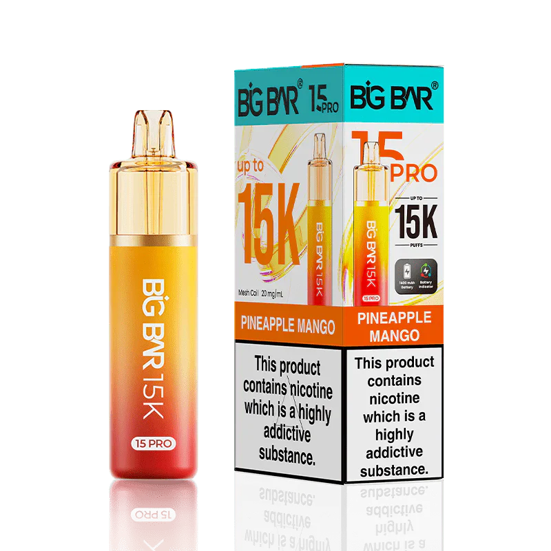 Buy Big Bar Pro 15000 Puffs Kit | £7.79 - Vape Fair