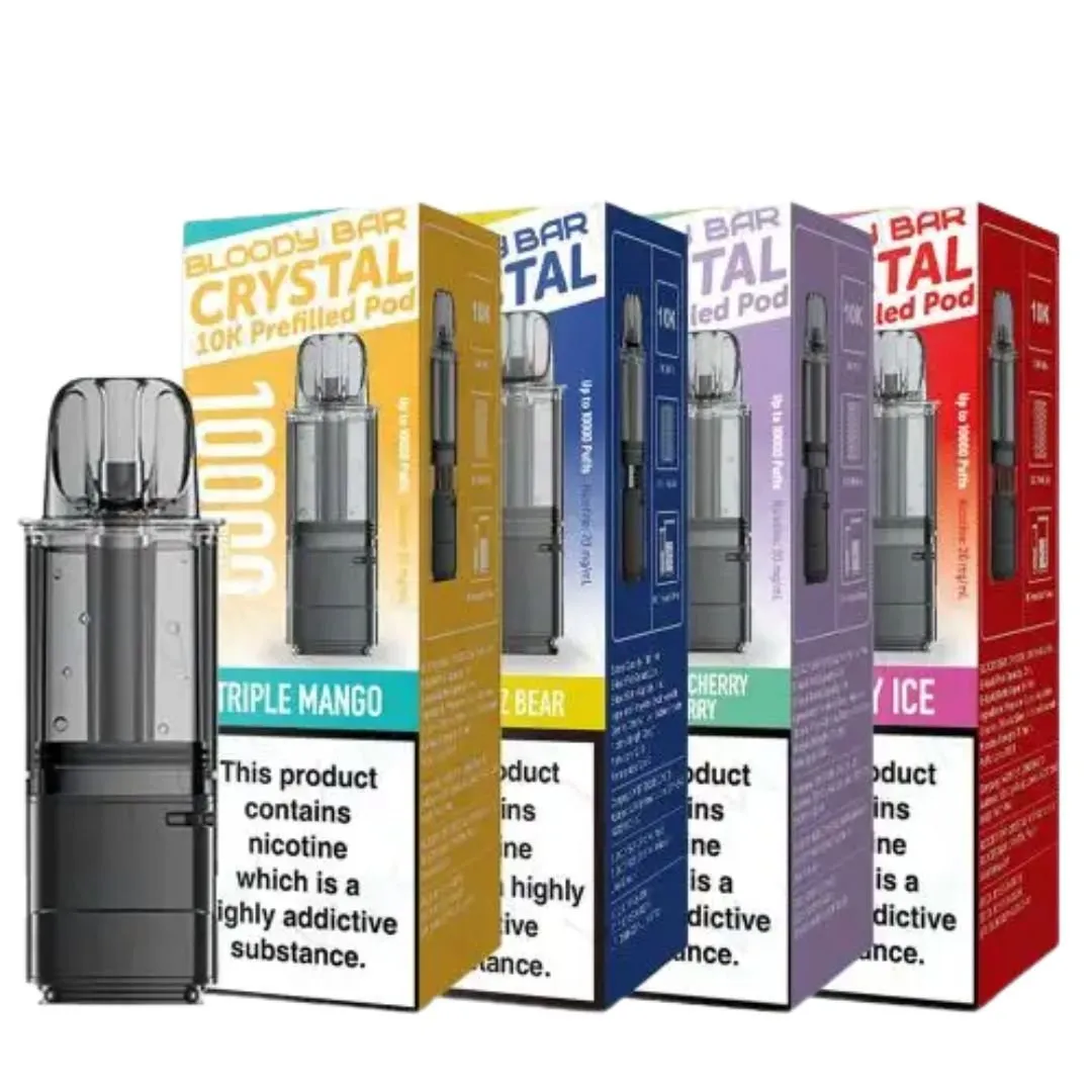 Bloody Bar Crystal 10000 Puffs Prefilled Pod System