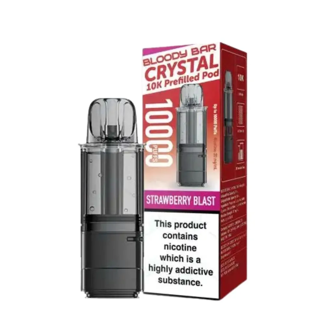 Buy Bloody Bar Crystal 10000 Pod | £4.89 at Vape Fair