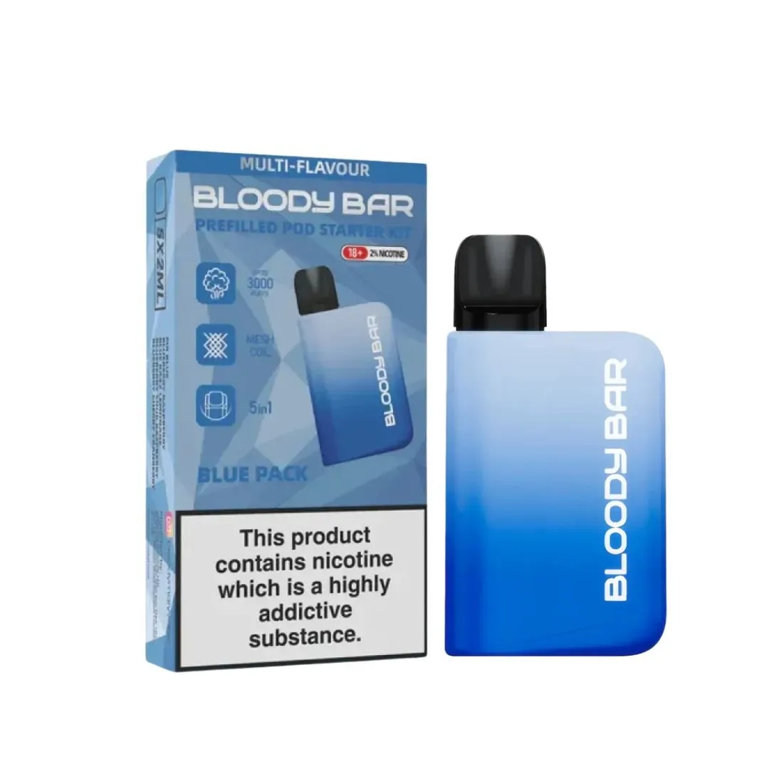 Bloody Mary Bloody Bar 3000 Puffs Prefilled 5-in-1 Starter Kit