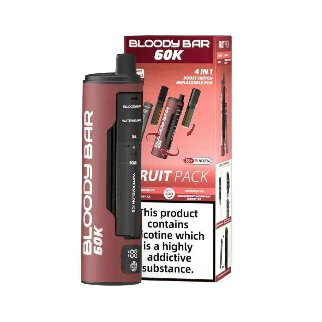 Buy Bloody Bar 60k Prefilled Vape Kit £13.29 | Vape Fair