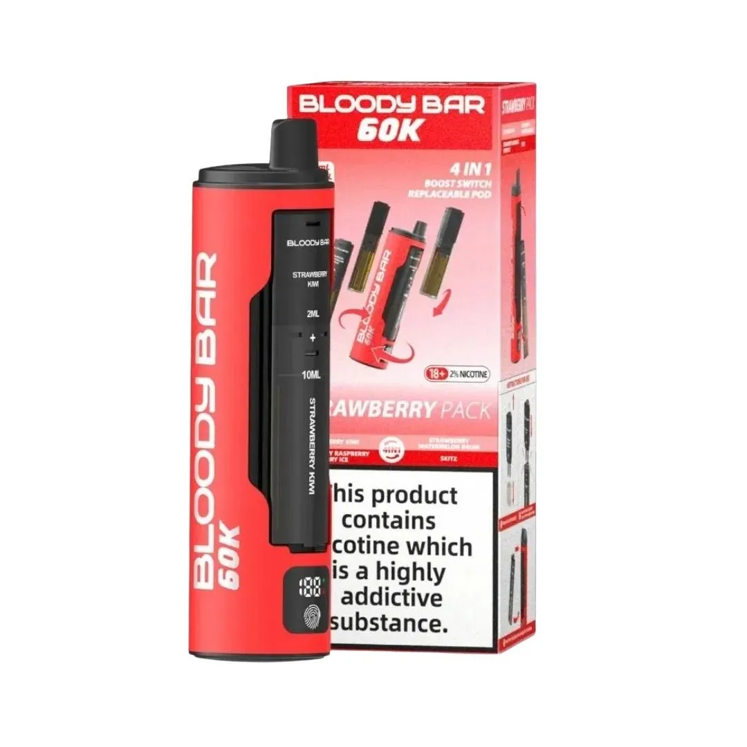 Buy Bloody Bar 60k Prefilled Vape Kit £13.29 | Vape Fair