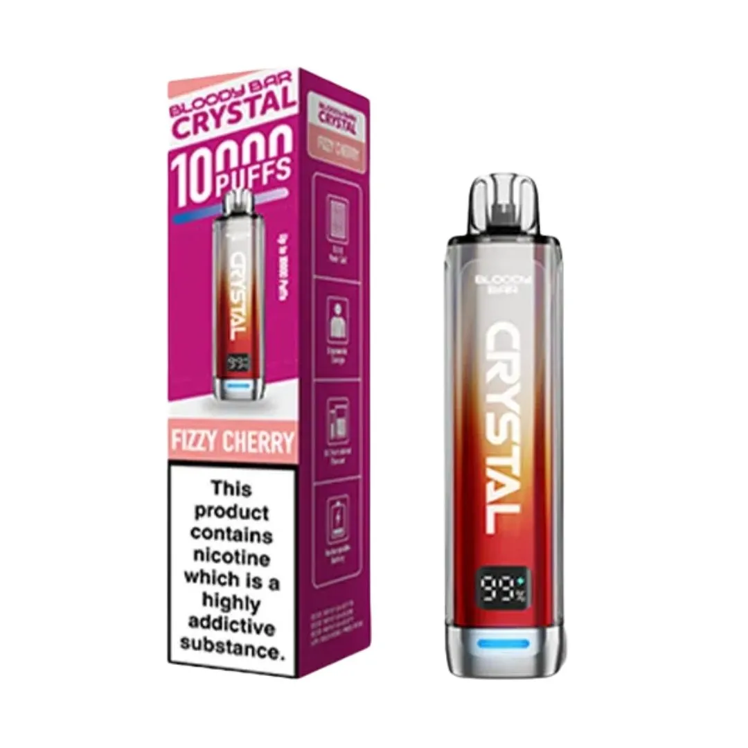 Buy Bloody Bar Crystal 10000 Puffs Vape Kit | £8.79