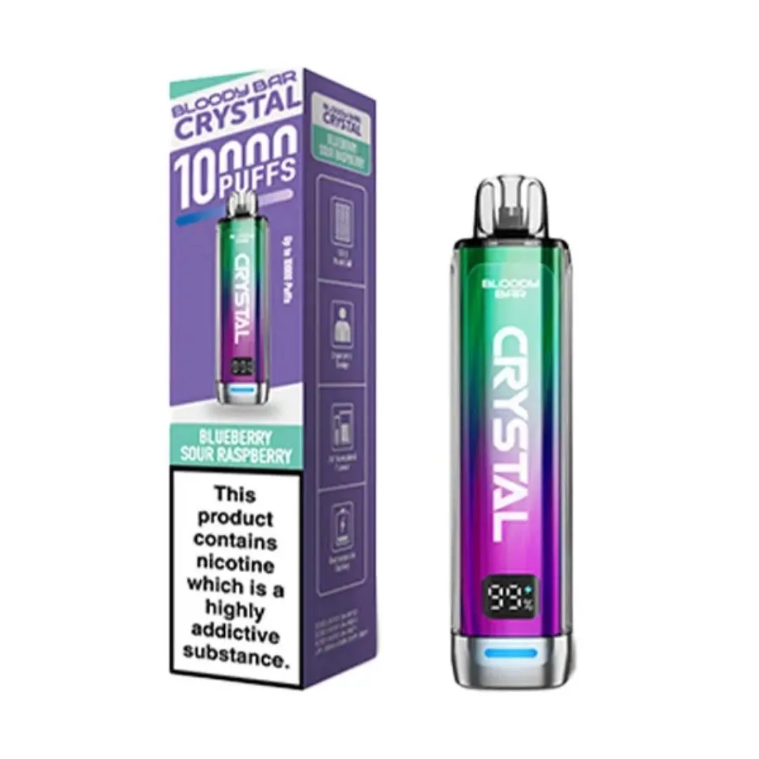 Buy Bloody Bar Crystal 10000 Puffs Vape Kit | £8.79