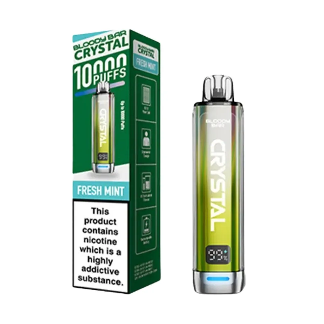 Buy Bloody Bar Crystal 10000 Puffs Vape Kit | £8.79