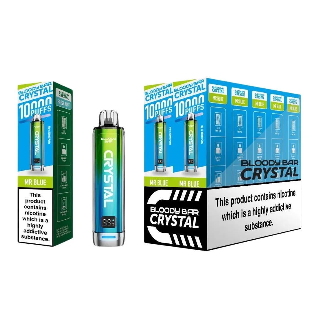 Bloody Bar Crystal 10000 Puffs Prefilled Vape Kit