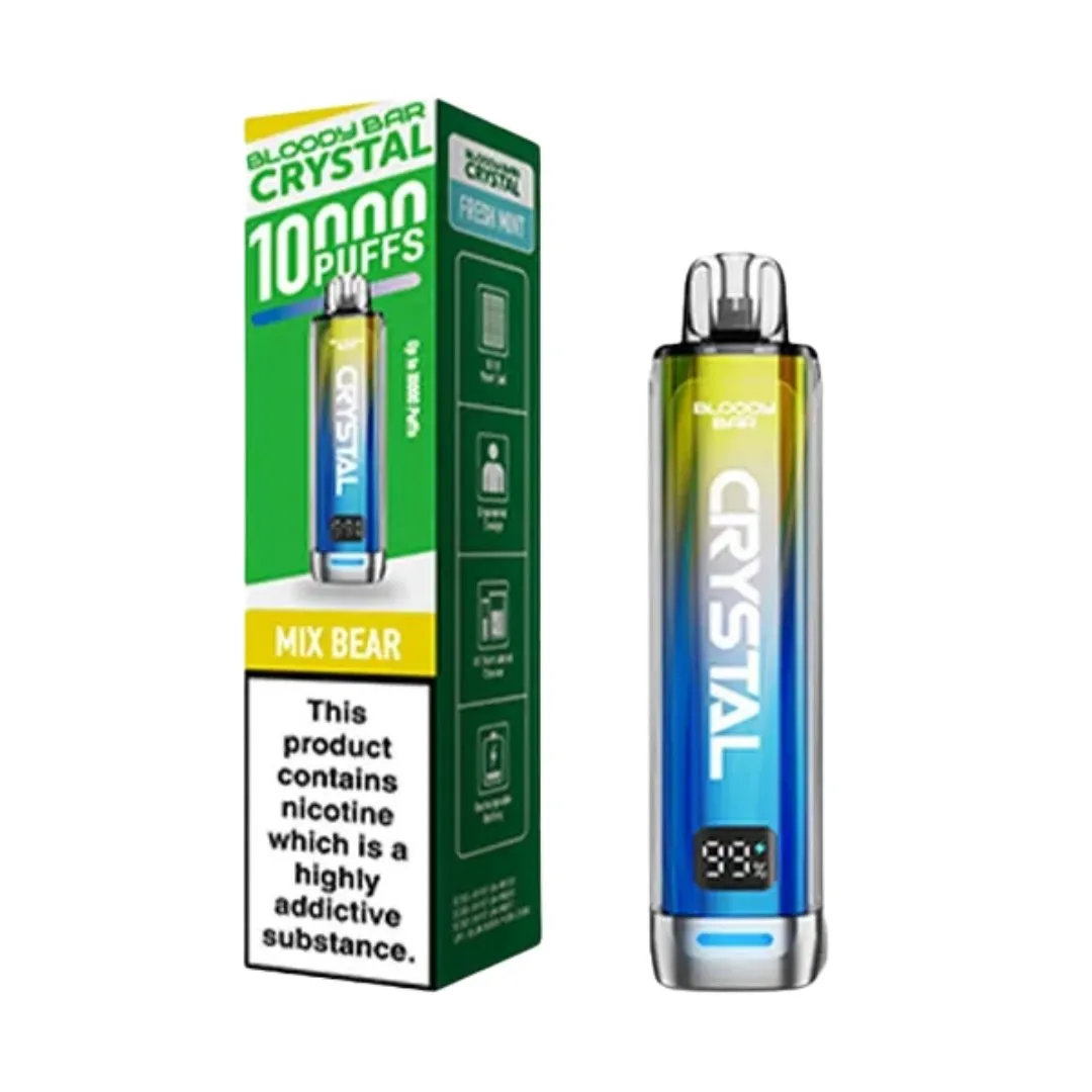 Buy Bloody Bar Crystal 10000 Puffs Vape Kit | £8.79