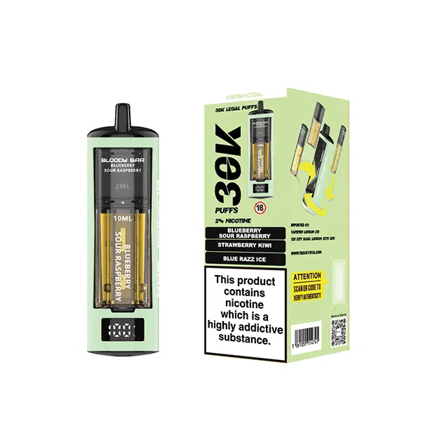 Buy Bloody Bar Triple Twist 30000 Vape | £12.79 - Vape Fair