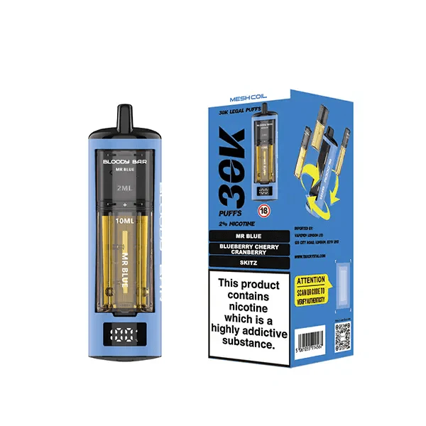 Buy Bloody Bar Triple Twist 30000 Vape | £12.79 - Vape Fair