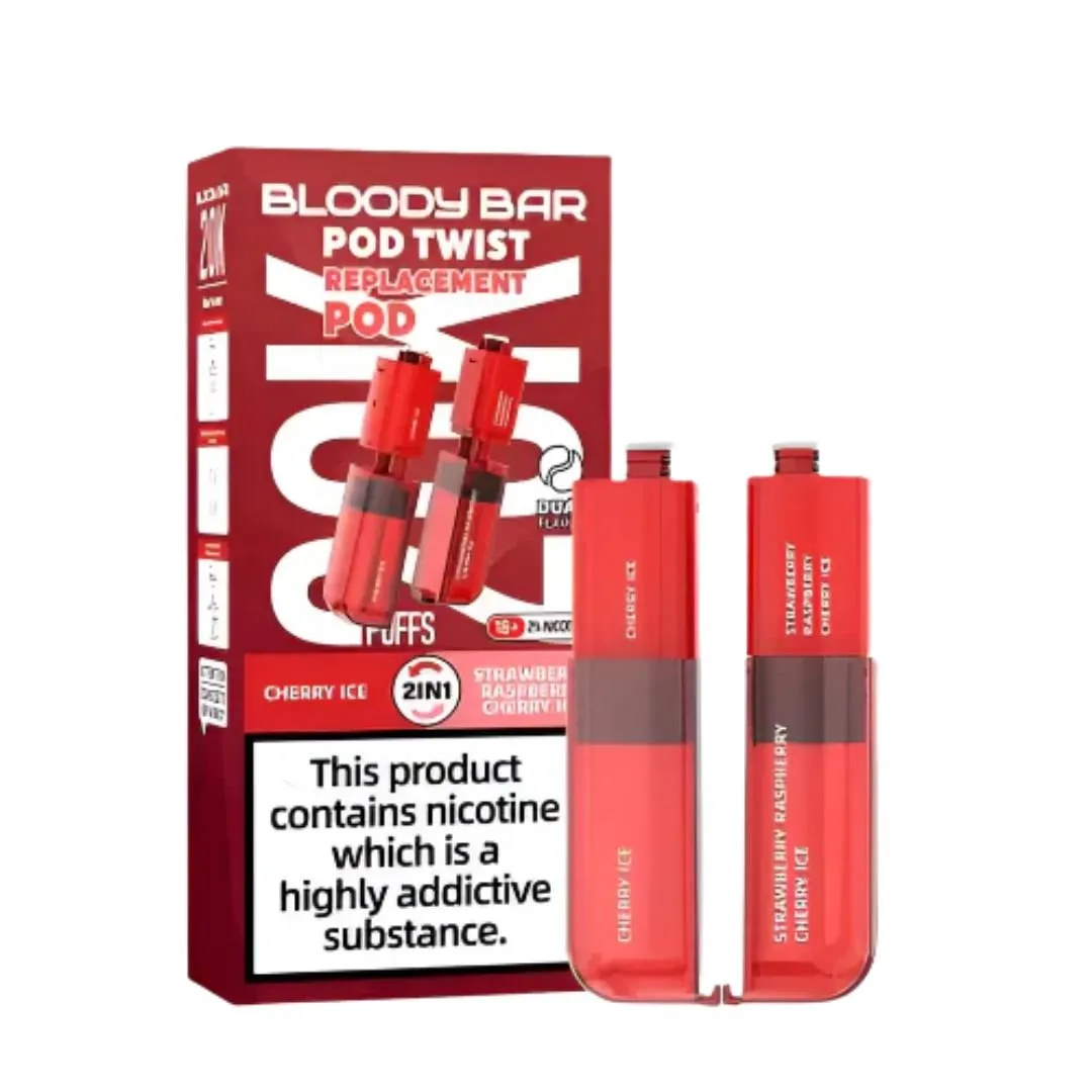 Buy Bloody Bar Twist 20K Puffs Prefilled Pod | £7.70