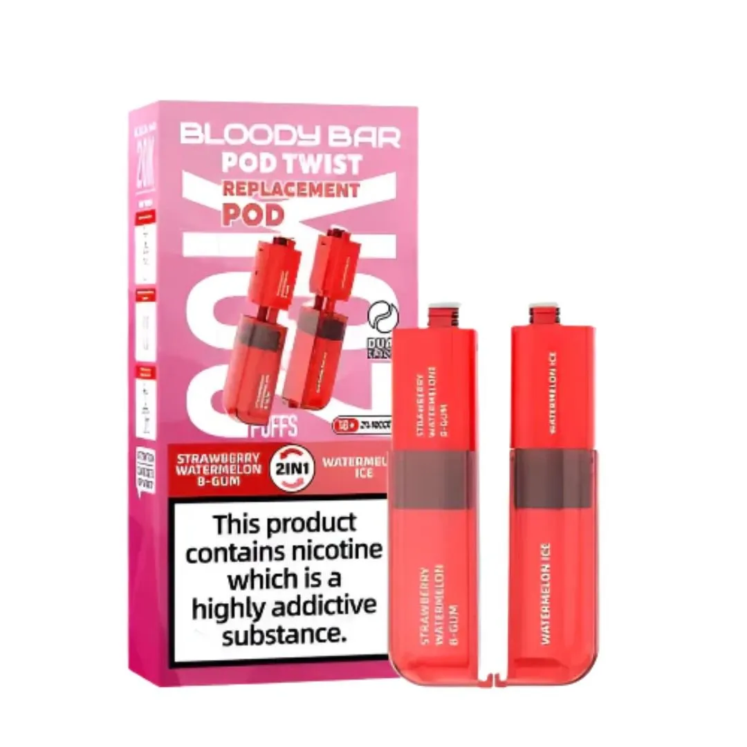 Buy Bloody Bar Twist 20K Puffs Prefilled Pod | £7.70