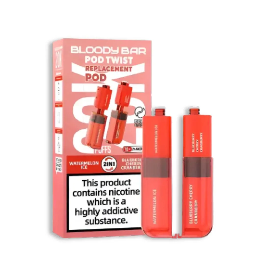 Buy Bloody Bar Twist 20K Puffs Prefilled Pod | £7.70