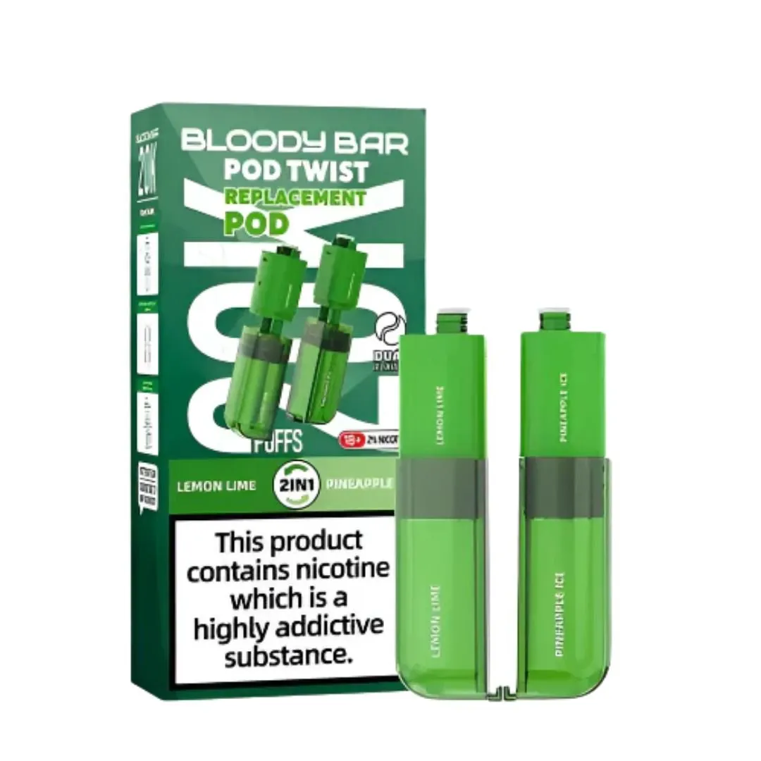 Buy Bloody Bar Twist 20K Puffs Prefilled Pod | £7.70