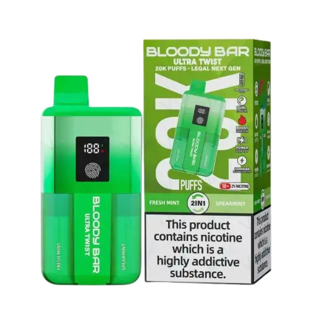 Buy Bloody Bar Ultra Twist 20K Vape | £12.99 - Vape Fair