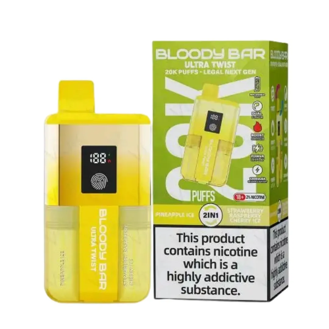 Buy Bloody Bar Ultra Twist 20K Vape | £12.99 - Vape Fair