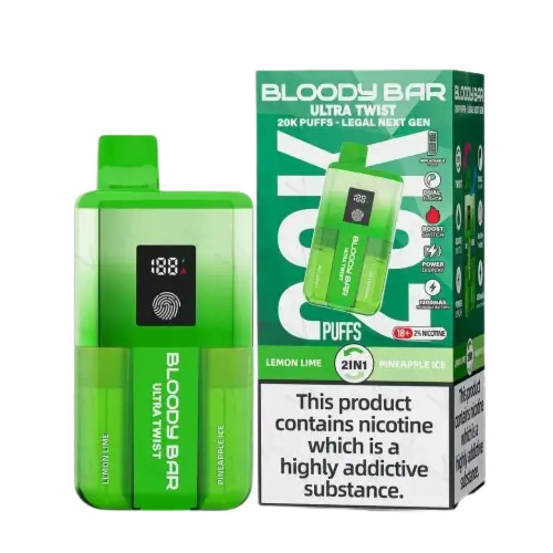 Buy Bloody Bar Ultra Twist 20K Vape | £12.99 - Vape Fair