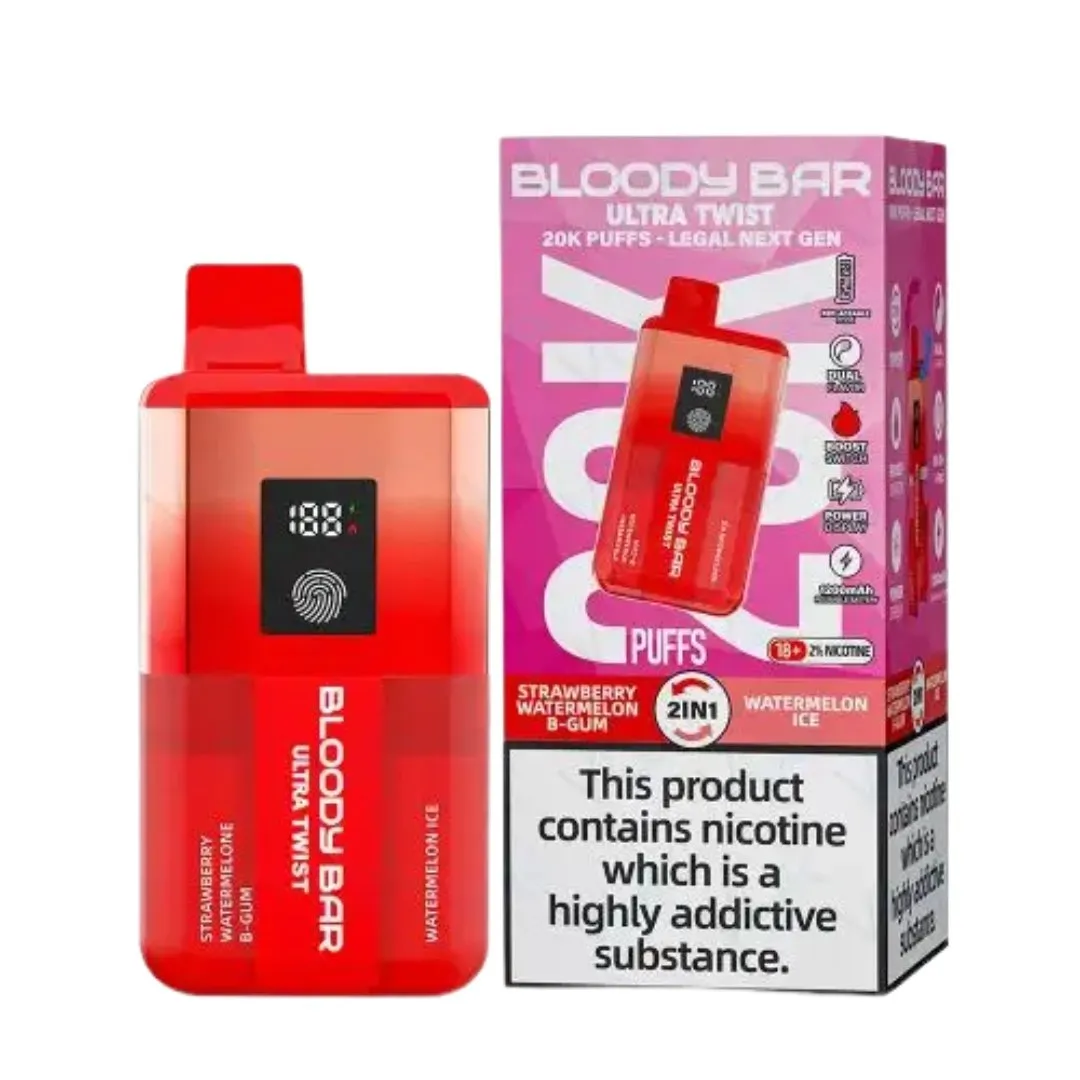 Buy Bloody Bar Ultra Twist 20K Vape | £12.99 - Vape Fair
