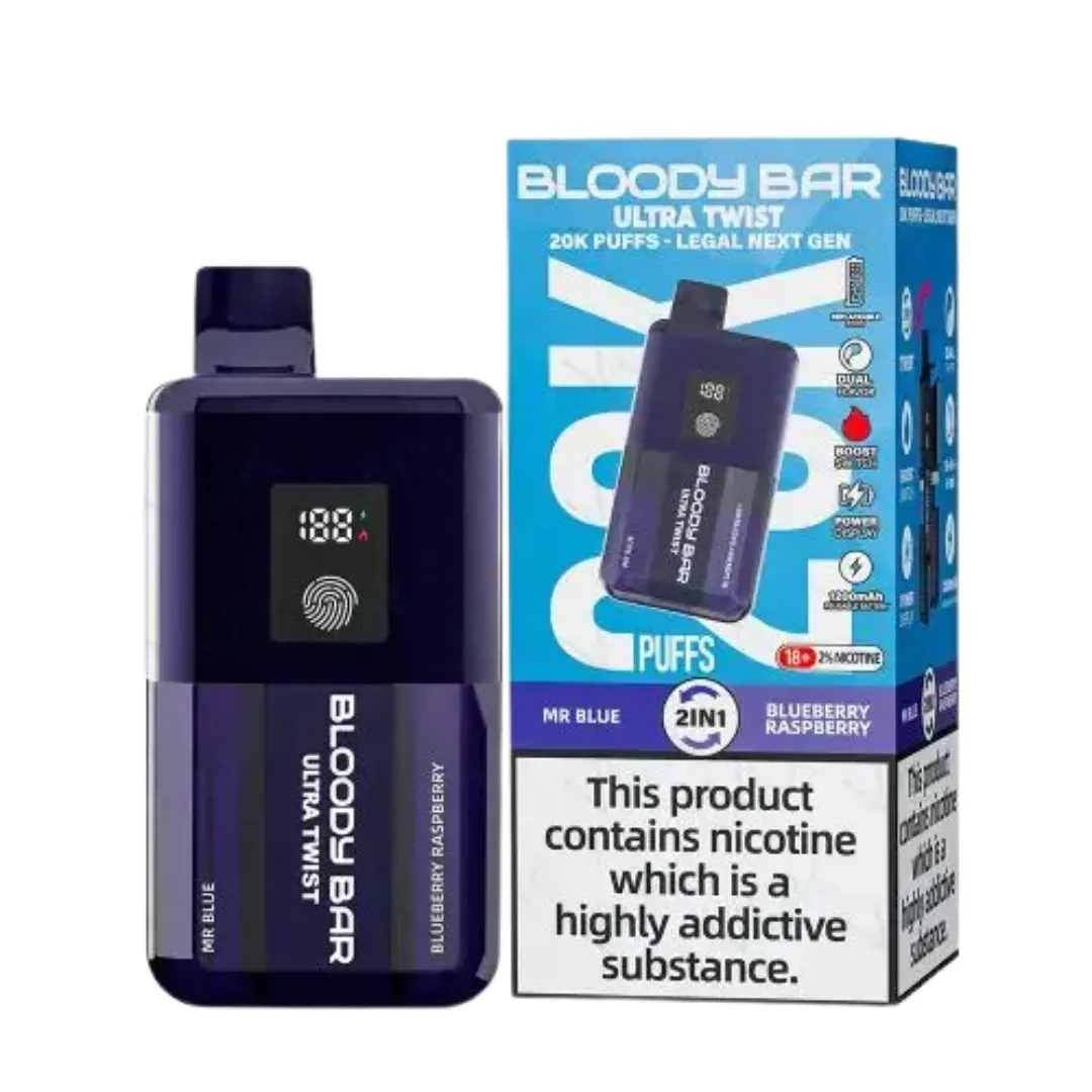 Buy Bloody Bar Ultra Twist 20K Vape | £12.99 - Vape Fair