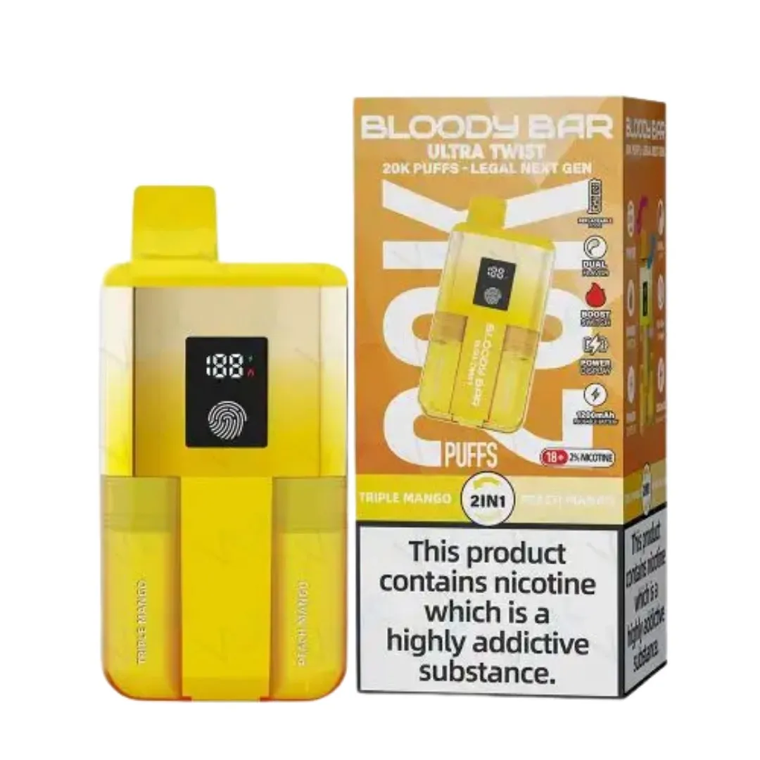 Buy Bloody Bar Ultra Twist 20K Vape | £12.99 - Vape Fair